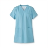 Tunique de travail médicale Turquoise Dentiste Vétérinaire — photo packshot produit sur fond blanc