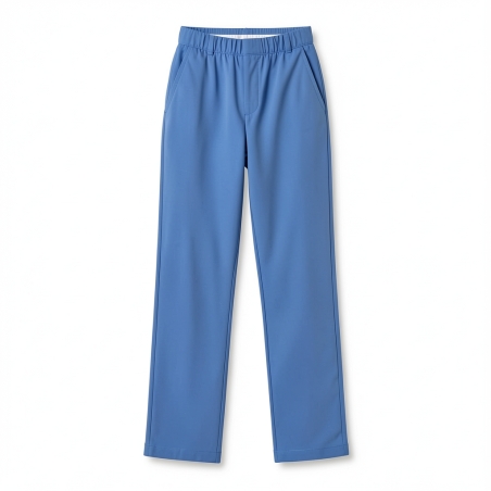 Pantalon médical avec poches popeline 5/35 Blue Majo 804 — photo packshot produit sur fond blanc