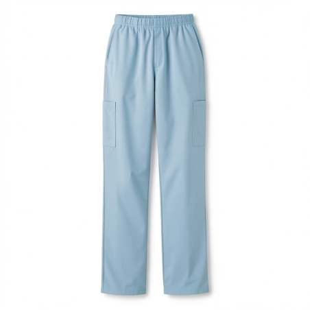 Pantalon médical avec poches popeline 5/35 Blue Sky 808 T — photo packshot produit sur fond blanc