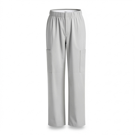 Pantalon médical avec poches popeline 5/35 Gris — photo packshot produit sur fond blanc