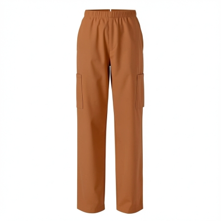 Pantalon médical avec poches popeline 5/35 Dark orange 81 — photo packshot produit sur fond blanc