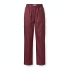 Pantalon médical avec poches popeline 5/35 Burgundy 817 T — photo packshot produit sur fond blanc