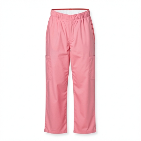 Pantalon médical avec poches popeline 5/35 Strawberry 18 — photo packshot produit sur fond blanc