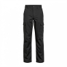 Pantalon de travail Typhon+ élasthanne noir avec poches genoux Cordura — photo packshot produit sur fond blanc