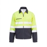 PBV Blouson de travail Veste Haute Visibilite EN20471 GRIS/JAUNE — photo packshot produit sur fond blanc