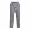 Pantalon de cuisine Pied de Poule élastique ceinture — photo packshot produit sur fond blanc