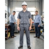 Pantalon de travail homme gris Miami — mise en situation : Industrie, Portrait individuel