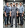Pantalon de travail homme gris Miami — mise en situation : Industrie, Équipe