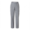 Pantalon medical gris infirmiere aide soignante veterinaire — photo packshot produit sur fond blanc