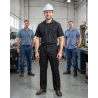 Pantalon de travail homme noir Miami renforcé — mise en situation : Industrie, Portrait individuel