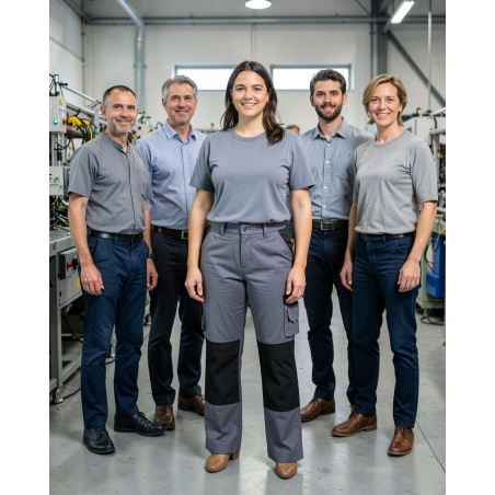 Pantalon de travail Dassy BOSTONFEM02 — mise en situation : Industrie, Équipe
