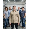 Veste de travail Beige Dassy Nouville — mise en situation : Industrie, Équipe