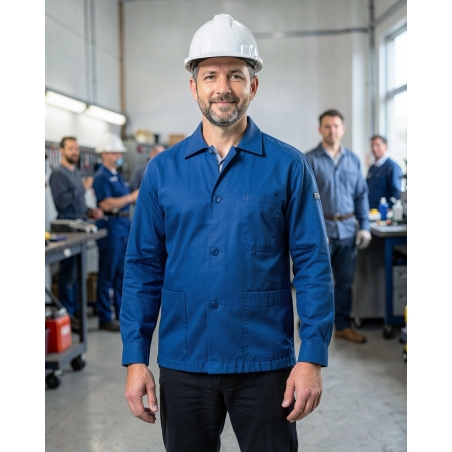 Veste de travail pas cher — mise en situation : Industrie, Portrait individuel