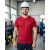Tee shirt GILDAN 100 % coton mc Red — mise en situation : Industrie, Portrait individuel