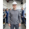 Veste de travail grise premier prix — mise en situation : Industrie, Portrait individuel
