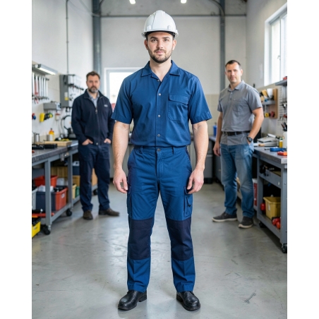 Pantalon de travail Dassy ref Boston — mise en situation : Industrie, Portrait individuel