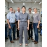 Pantalon de travail DASSY FEMME PESCO61 (245gr) GRIS — mise en situation : Industrie, Équipe