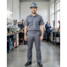 Pantalon de travail gris homme coupe confort — mise en situation : Industrie, Portrait individuel