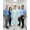 Blouse Médicale Col Tailleur uni Verte Mado — mise en situation : Médical / infirmier, Équipe