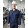 Veste Locarno CO43 (100% coton) Bleu Marine DASSY — mise en situation : Industrie, Portrait individuel