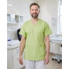 Marinière médicale Vert Lime Benjie — mise en situation : Médical / infirmier, Portrait individuel