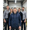Veste sweat de travail marine Anzio — mise en situation : Industrie, Équipe
