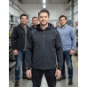 Veste softshell de travail Typhon+ gris et noir — mise en situation : Industrie, Équipe