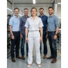 PBV Pantalon de travail Blanc poly coton — mise en situation : Industrie, Équipe
