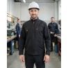 PBV Blouse Veste de travail Noir Typhon — mise en situation : Industrie, Portrait individuel
