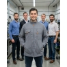 PBV Blouson de travail et veste de travail Grise sans metal — mise en situation : Industrie, Équipe