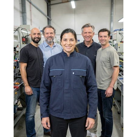 PBV BLOUSON TYPHONCoton PolyesterMARINE 2 — mise en situation : Industrie, Équipe