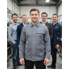 Blouson de travail Multi risque Gris — mise en situation : Industrie, Équipe