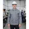 Blouson de travail Multi risque Gris — mise en situation : Industrie, Portrait individuel