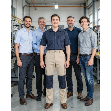 PBV Pantalon de travail majoritaire coton Sans metal — mise en situation : Industrie, Équipe