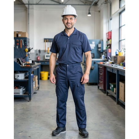 PBV PANTALON Retardateur de flamme EPI — mise en situation : Industrie, Portrait individuel