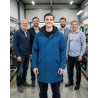 Parka de travail bleu royal doublure matelassée — mise en situation : Industrie, Équipe