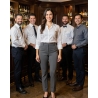 Pantalon Femme de salle tissu GOMI GRIS cein regl — mise en situation : Service en salle / bar, Équipe de salle