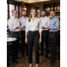 Pantalon Femme de salle tissu GOMI noir cein regl — mise en situation : Service en salle / bar, Équipe de salle