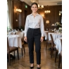 Pantalon Femme de salle tissu GOMI noir cein regl — mise en situation : Service en salle / bar, Portrait individuel