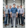 Pantalon de travail Premier prix Gris — mise en situation : Industrie, Équipe