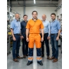Pantalon DASSY de Travail Buffalo PESCO74 (290 gr) Orange/Bleu — mise en situation : Industrie, Équipe