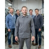 Veste classique industrie polycoton gris — mise en situation : Industrie, Équipe