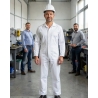 Combinaison de peintre Blanche 100 % coton — mise en situation : Industrie, Portrait individuel