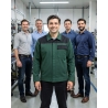 Veste de travail Vert manches longues fermture glissière — mise en situation : Industrie, Équipe