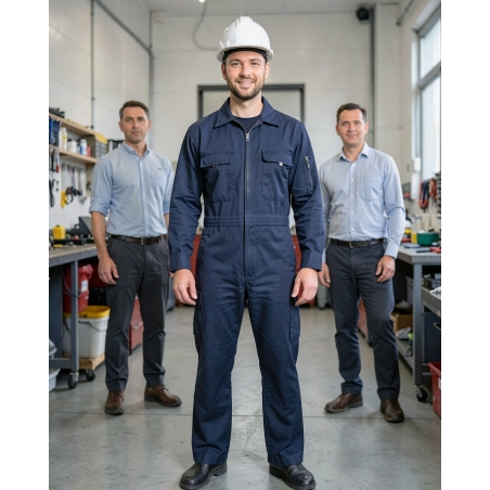Combinaison de travail DASSY Marine Nimes — mise en situation : Industrie, Portrait individuel