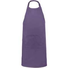 Tablier violet a bavette Kariban