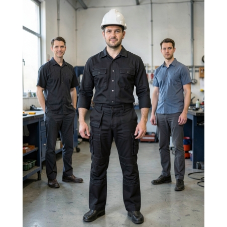 TEXAS03 Pantalon de travail Dassy — mise en situation : Industrie, Portrait individuel