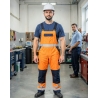 Cotte a brelle haute visibilite Dassy Orange Marine — mise en situation : Industrie, Portrait individuel
