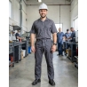 Pantalon de travail Oxford homme gris grande taille — mise en situation : Industrie, Portrait individuel