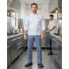 Pantalon de cuisinier pied de poule — mise en situation : Cuisine / restauration, Portrait individuel
